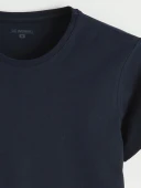 LC WAIKIKI Lacivert Slim Fit İnce Basic Tişört thumbnail 6