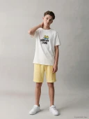 LCW Kids Sarı Regular Fit Erkek Çocuk Şort thumbnail 1