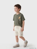 LCW Kids Bej Regular Fit Erkek Çocuk Şort thumbnail 1