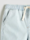 LCW Kids İndigo Basic Cepli Erkek Çocuk Jean Şort thumbnail 3