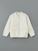 LCW Kids Ekru Basic Erkek Çocuk Fermuarlı Sweatshirt thumbnail 3