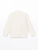 LCW Kids Bej Basic Erkek Çocuk Fermuarlı Sweatshirt thumbnail 4