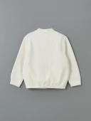 LCW Kids Ekru Basic Erkek Çocuk Fermuarlı Sweatshirt thumbnail 4