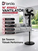 D'orcia Home 16 Inç Ayaklı Vantilatör (5 Pervaneli) thumbnail 1