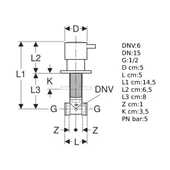 Geberit Ankastre Stop Valf - 616.004.21.1 thumbnail 2