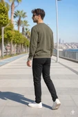 Erkek Haki Sweatshirt thumbnail 3