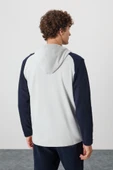 Erkek Gri Polar Sweatshirt thumbnail 4