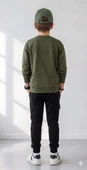 Erkek Çocuk Haki Sweatshirt thumbnail 4