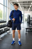 Erkek Lacivert Antrenman Sweatshirt thumbnail 1