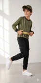 Erkek Çocuk Haki Sweatshirt thumbnail 2