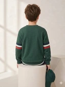 Erkek Çocuk Haki Sweatshirt thumbnail 4