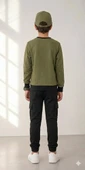 Erkek Çocuk Haki Sweatshirt thumbnail 4