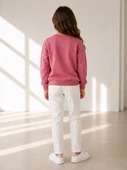Kız Çocuk Gül Kurusu Sweatshirt thumbnail 4