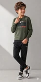Erkek Çocuk Haki Sweatshirt thumbnail 2
