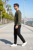 Erkek Haki Sweatshirt thumbnail 2