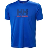 Helly Hansen Tech Graphic T-Shirt 2.0 Erkek Mavi thumbnail 1