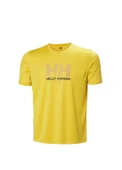 Helly Hansen Tech Graphic Erkek T-Shirt Gold Rush thumbnail 1