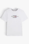 SCRIPT FLAG REGULAR TEE Erkek Beyaz T-Shirt - MW0MW43226 thumbnail 6