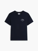 SCRIPT STACK REGULAR TEE Erkek Mavi T-Shirt - MW0MW43224 thumbnail 6
