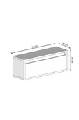 Moldesan Noir Bej MDF Duvara Monte Dresuar 50 cm thumbnail 5