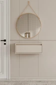 Moldesan Noir Bej MDF Duvara Monte Dresuar 90 cm thumbnail 1