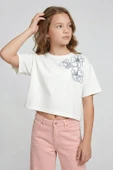 Kız Çocuk İşlemeli T-shirt DMB-0750 thumbnail 2