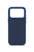 Aurum Vegan Leather Case Midnight Navy iPhone 17 Pro thumbnail 3