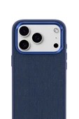 Aurum Vegan Leather Case Midnight Navy iPhone 17 Pro thumbnail 2