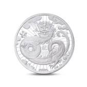 AgaKulche Ejderha Gümüş Sikke Coin thumbnail 1
