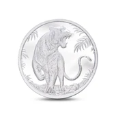 AgaKulche Kaplan Figürlü Gümüş Sikke Coin thumbnail 1