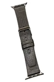 Movenchy Apple Watch 45mm Buff Deri Kordon - Siyah thumbnail 1