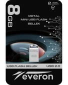 Everon 8gb Metal Usb Mini Flash Bellek thumbnail 1