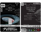 Everon 8gb Metal Usb Mini Flash Bellek thumbnail 2