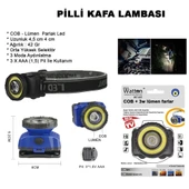 Güçlü Pilli Kafa Lambası  Wt-607 thumbnail 1