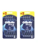 Gillette Blue3 Plus Tıraş Bıçağı 6+2 Li 2 Adet thumbnail 1