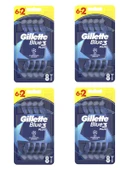 Gillette Blue3 Plus Tıraş Bıçağı 6+2 Li 4 Adet thumbnail 1