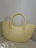 Pastel Sarı Minimal El Çantası thumbnail 2