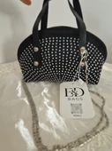 E&D Bags Siyah Mini El Çantası thumbnail 1