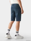 LCW Jeans İndigo Regular Fit Erkek Jean Şort thumbnail 3