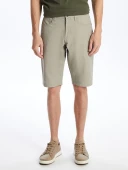 LCWAIKIKI Classic Bej Slim Fit Erkek Şort thumbnail 2