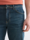 LCW Jeans Yeşil Regular Fit Erkek Jean Şort thumbnail 5