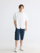 LCW Jeans İndigo Regular Fit Erkek Jean Şort thumbnail 1