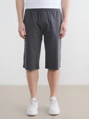 LCWAIKIKI Classic Gri Regular Fit Erkek Şort thumbnail 2