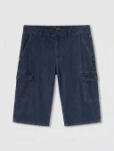 LCW Jeans İndigo Regular Fit Erkek Jean Şort thumbnail 7