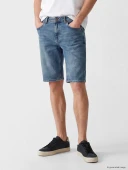 LCW Jeans İndigo Regular Fit Erkek Jean Şort thumbnail 2