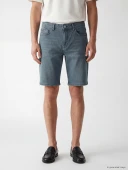 LCW Jeans Gri Regular Fit Erkek Jean Şort thumbnail 2