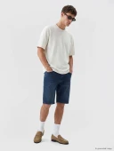 LCW Jeans İndigo Slim Fit Erkek Jean Şort thumbnail 1