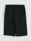LCWAIKIKI Classic Siyah Regular Fit Erkek Şort thumbnail 4