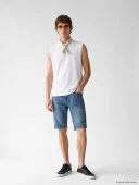 LCW Jeans İndigo Regular Fit Erkek Jean Şort thumbnail 1