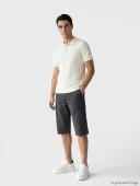LCWAIKIKI Classic Antrasit Regular Fit Erkek Kargo Şort thumbnail 1